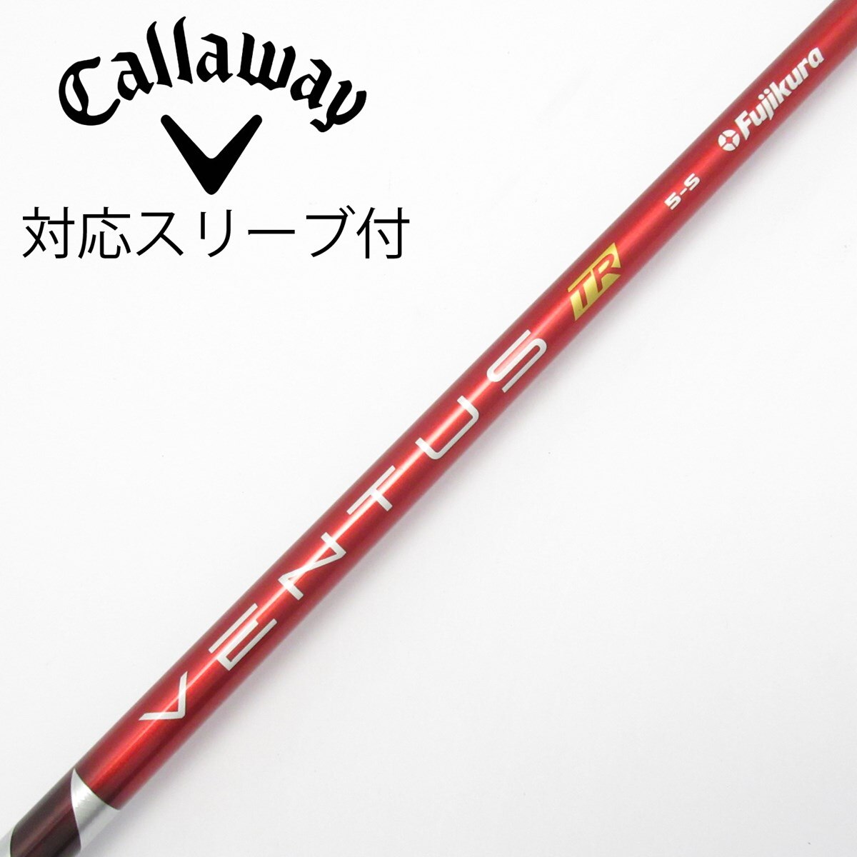 中古】VENTUS TR RED(VELOCOREあり) ドライバー用_スリーブ付 VENTUS