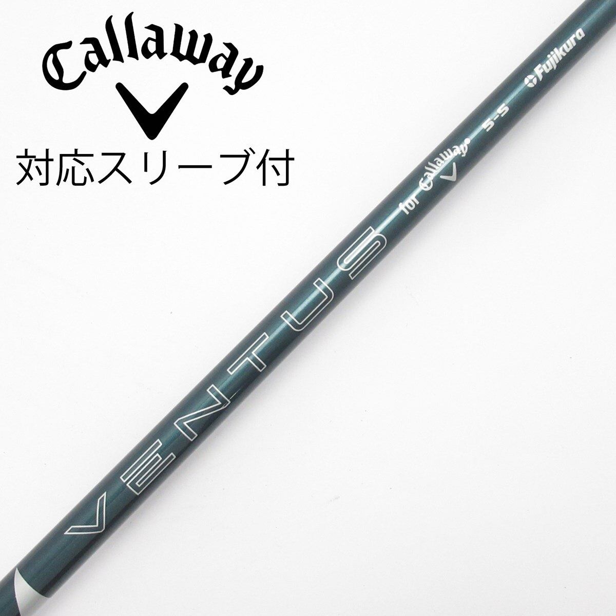 中古】純正シャフト ドライバー用_スリーブ付 VENTUS GREEN 5 for