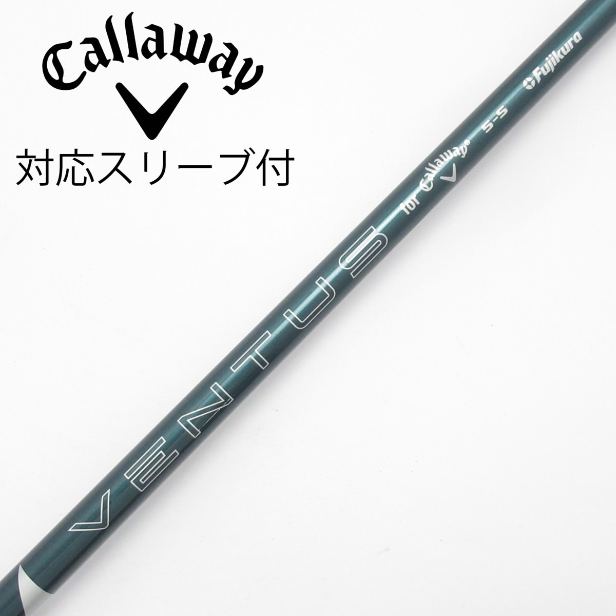 中古】純正シャフト ドライバー用_スリーブ付 VENTUS GREEN 5 for