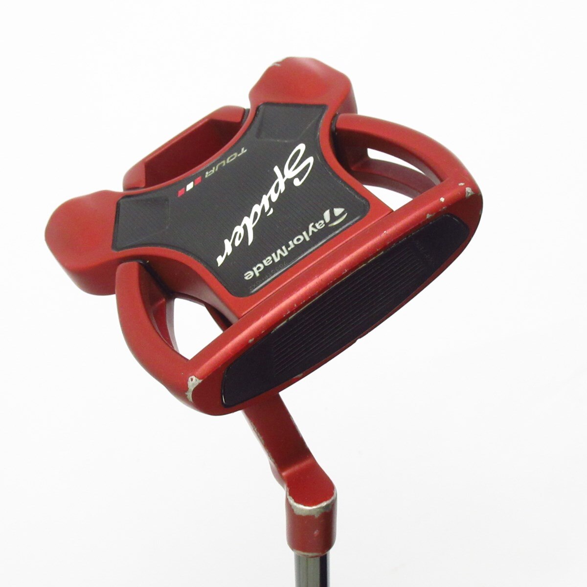 中古】スパイダー TOUR RED CRANK NECK パター スチールシャフト 計測