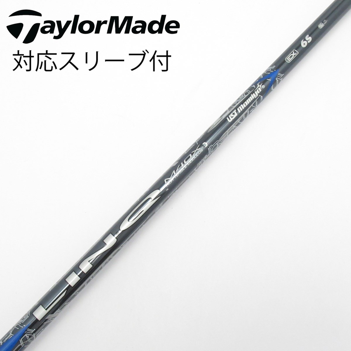 中古】LIN-Q BLUE EX ドライバー用_スリーブ付 UST LIN-Q M40X BLUE 6