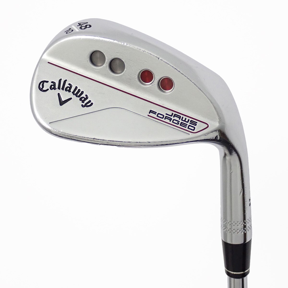 中古】JAWS FORGED クロムメッキ仕上げ ウェッジ N.S.PRO MODUS3 TOUR