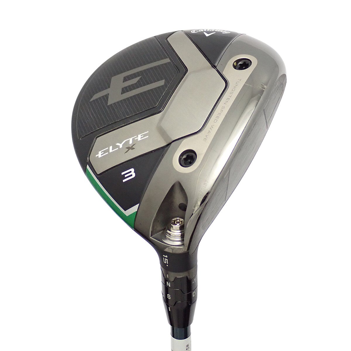 キャロウェイ　ELYTE エリート フェアウェイウッド　3W 5W 2本 中古 中古】エリート X フェアウェイウッド VENTUS GREEN 5 for Callaway 15