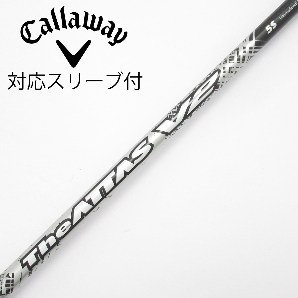 中古】THE ATTAS V2 ドライバー用_スリーブ付 THE ATTAS V2 5 S C