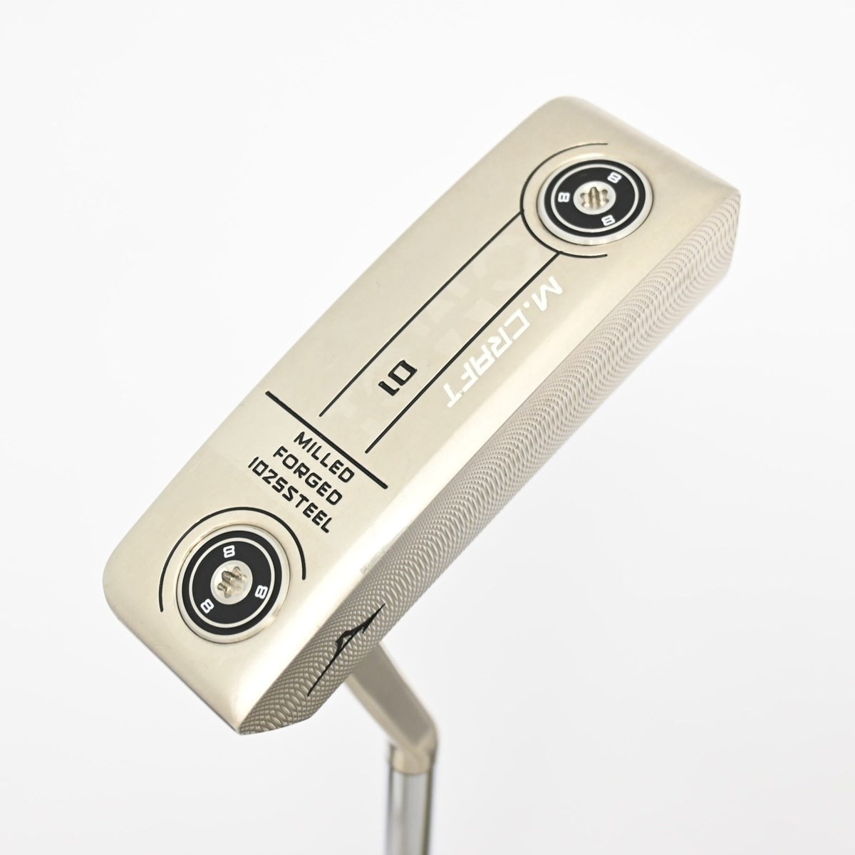 中古】M クラフト OMOI No.01 ダブルニッケル仕上げ パター スチール