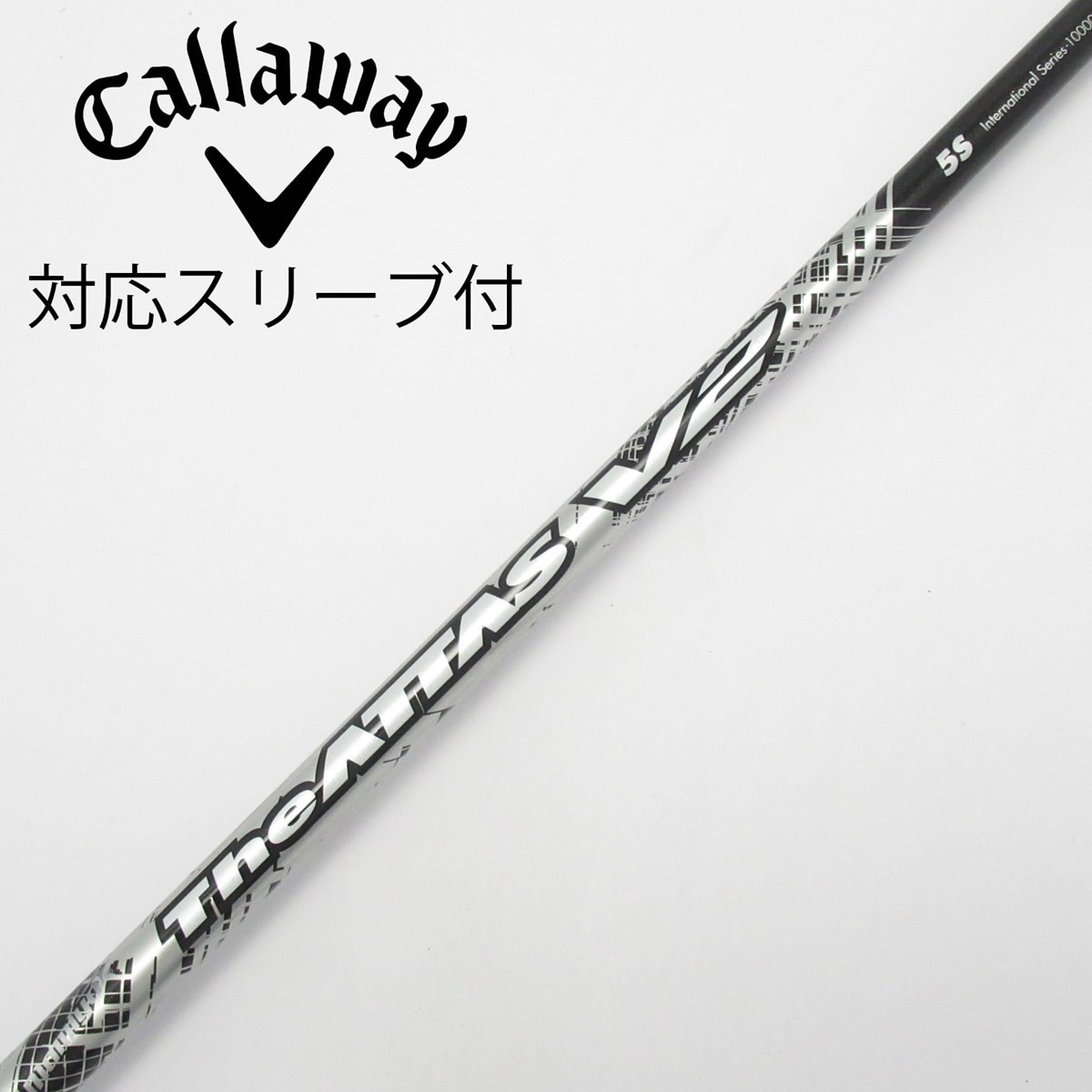 中古】THE ATTAS V2 ドライバー用_スリーブ付 THE ATTAS V2 5 S C