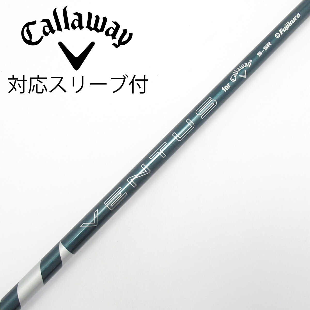 中古】純正シャフト ドライバー用_スリーブ付 VENTUS GREEN 5 for