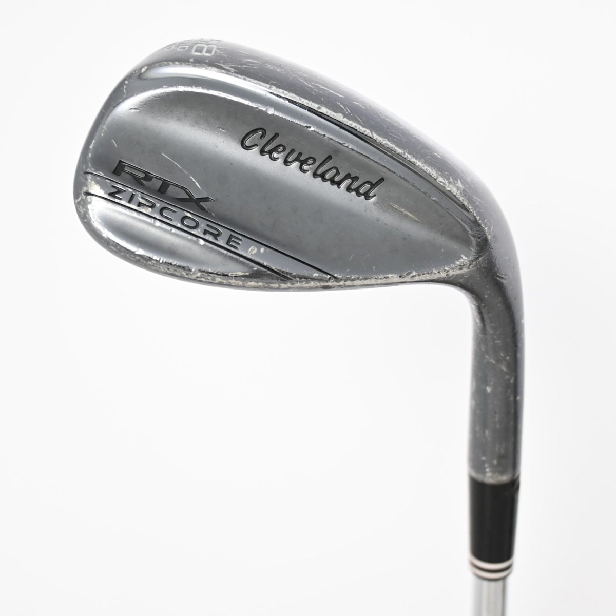 中古】RTX ジップコア ブラックサテン ウェッジ スチールシャフト 58