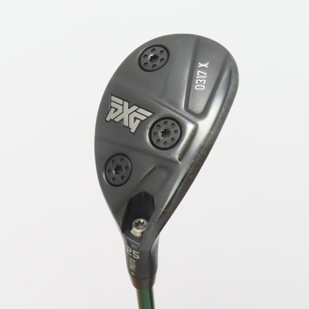 レフティー　PXG　0317X　メンズゴルフUT　カーボン　S　25°　左利き用　UT　ユーティリティ　39.25インチ　約358g 中古】PXG 0317 X PROTOTYPE ユーティリティ カーボンシャフト 25 R CD
