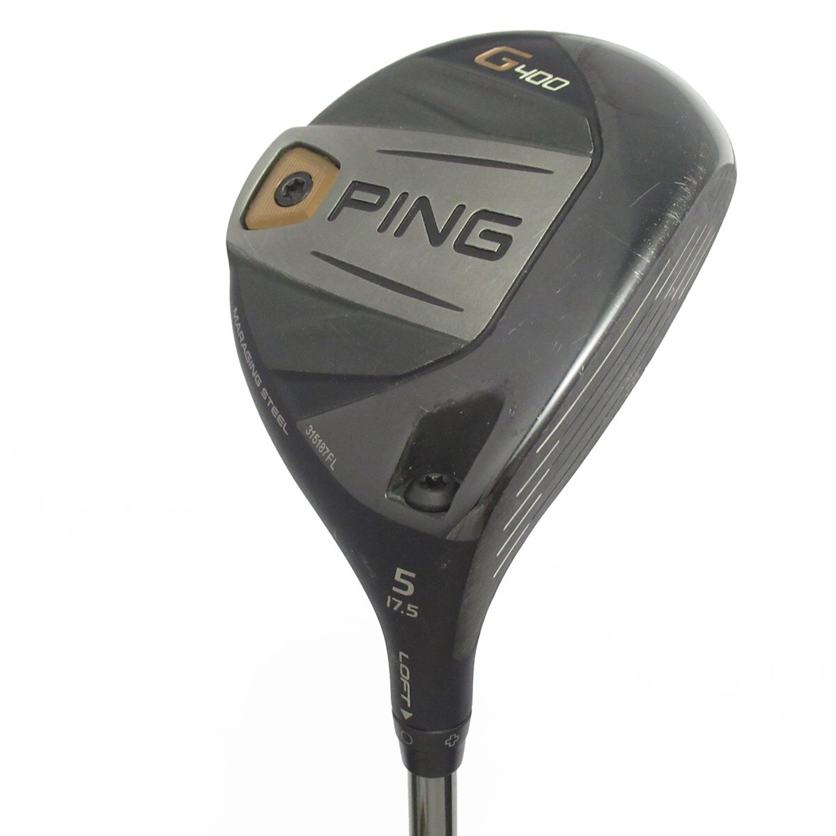 PING G400 5W フェアウェイウッド5番　17.5度（ヘッドのみ） 中古】G400 フェアウェイウッド PING TOUR 173-65 17.5 S C