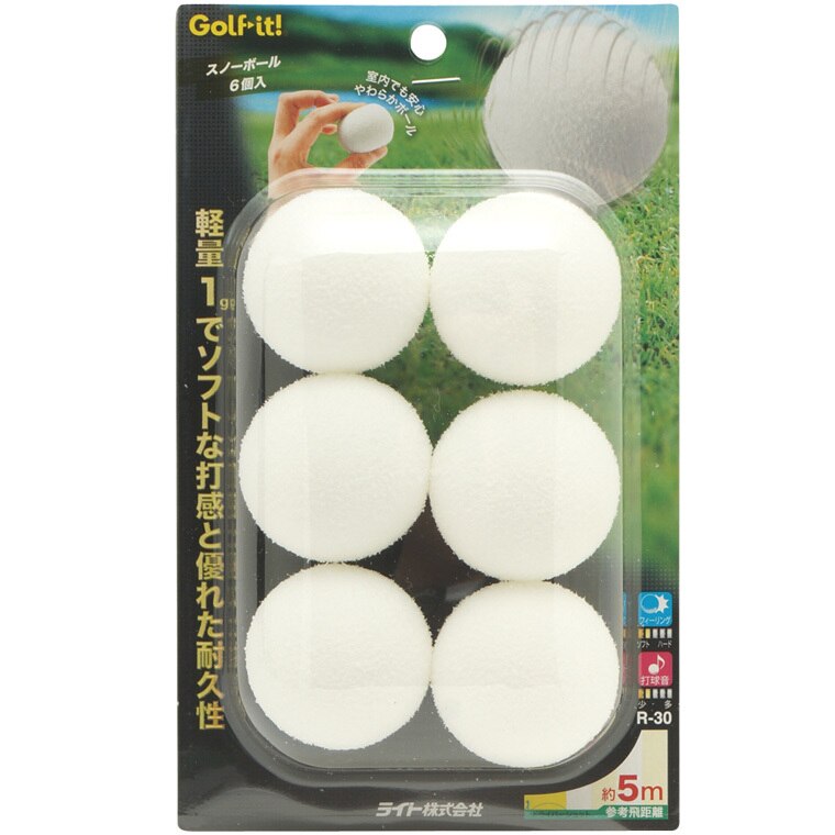スノーボール6個入り(アプローチ練習)|Lite(ライト)の通販 - GDO