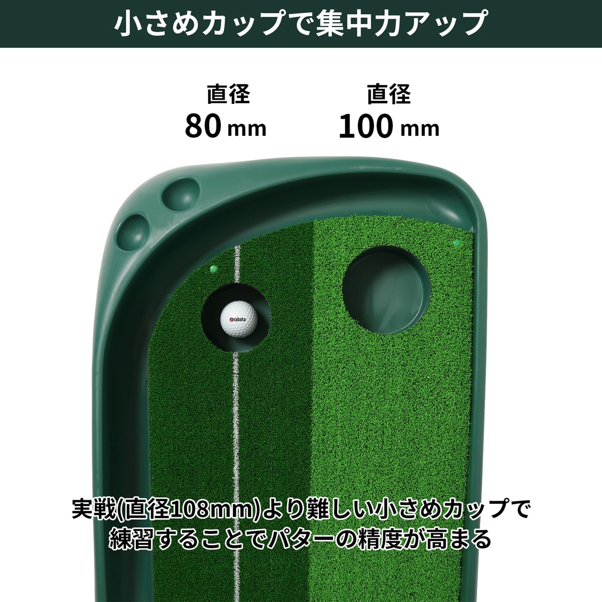 2WAY パターマットライン入り GV-0126(パター練習)|Tabata(タバタ)の