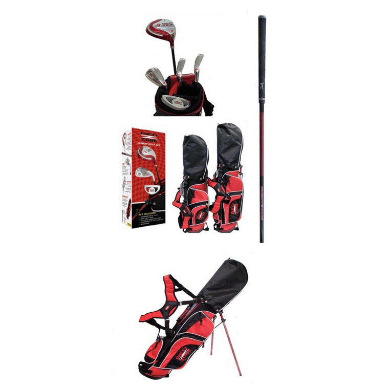RED ZONE ジュニアクラブセット（120-150cm/8-11歳＊目安＊） REDZONE NEW ジュニアゴルフセット(5本セット)(クラブセット（単品