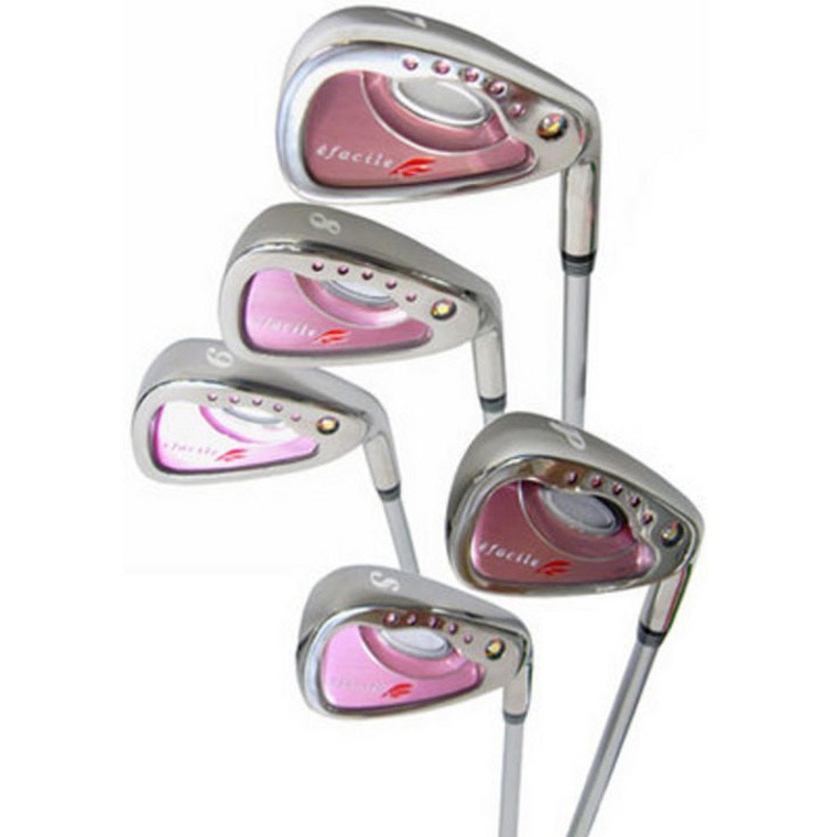エファシル ジュエルアイアン（5本セット） 軽量カーボン レディス