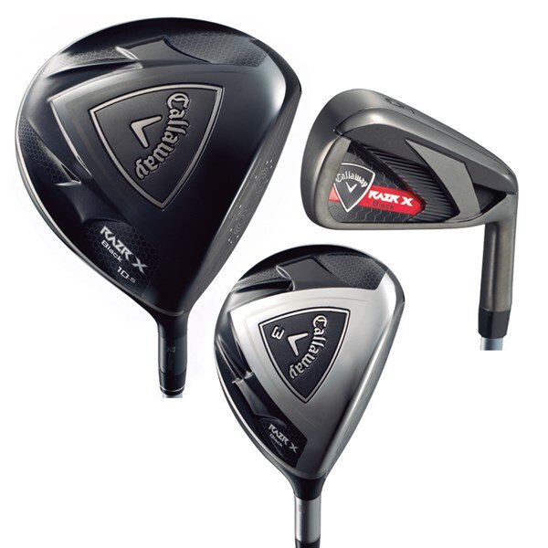 RAZR X BLACK ドライバー+フェアウェイウッド3W・5W+アイアン#5-#9・PW 