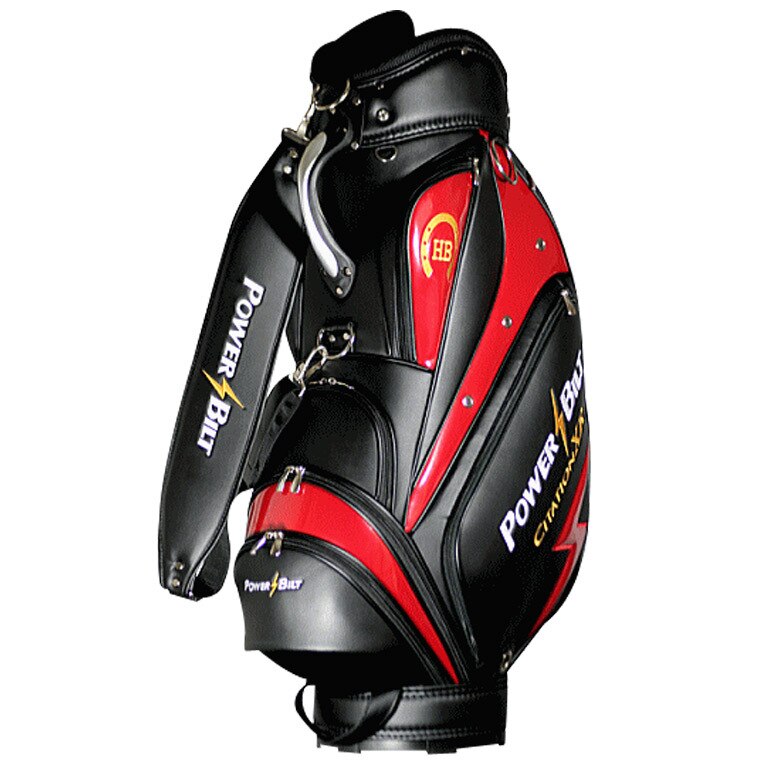 ★POWER BILT CITATION XR ゴルフバッグ ブラック/レッド Vintage Power Bilt Black/ Red Golf Cart Carry Bag | eBay
