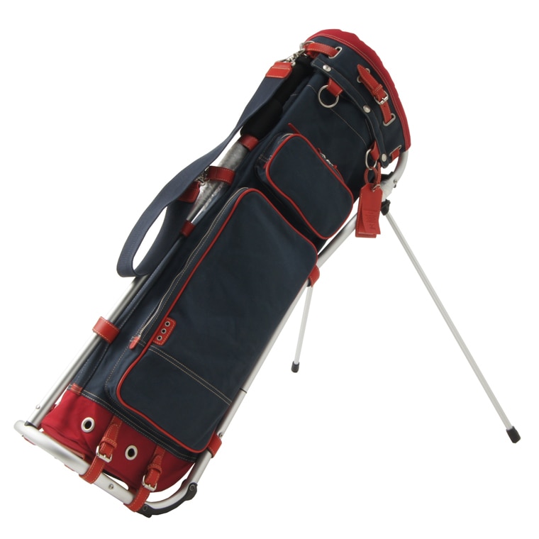 木の庄帆布キャディバッグ 木の庄帆布 ゴルフバッグ クロスハンドル キャディバッグ