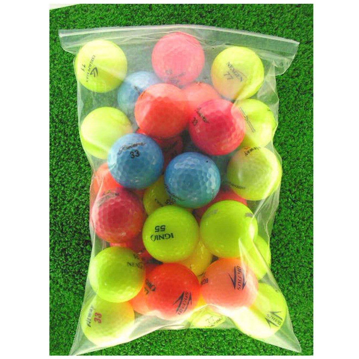 カラーボール 30個入り2パック60個セット(ボール（ロスト）)|Lost Ball(ロストボール) の通販 GDOゴルフ ショップ(0000430948)