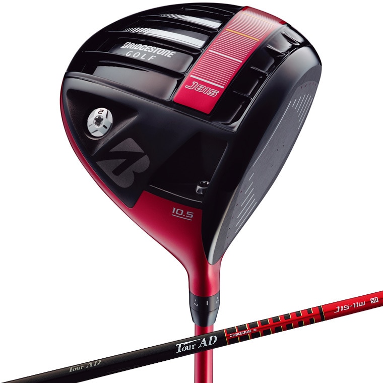 ブリヂストン短尺ドライバーJ815メンズゴルフクラブ初心者SツアーAD中古カチャ BRIDGESTONE（ブリヂストン） J815 ドライバー TourAD MJ-6 シャフト