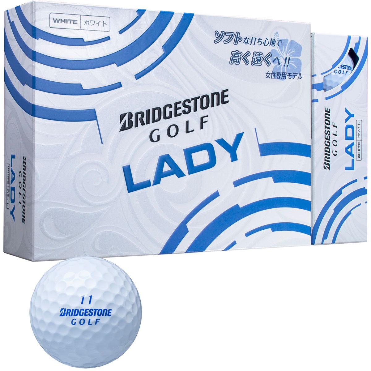 【新品・未使用】ブリヂストン LADY ゴルフ ボール （18球）①