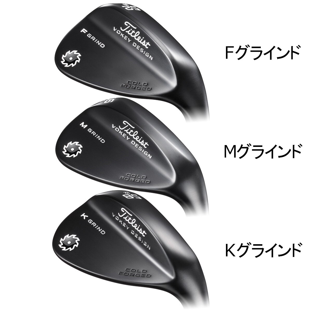 ボーケイデザイン コールドフォージドウェッジ ブラックPVD