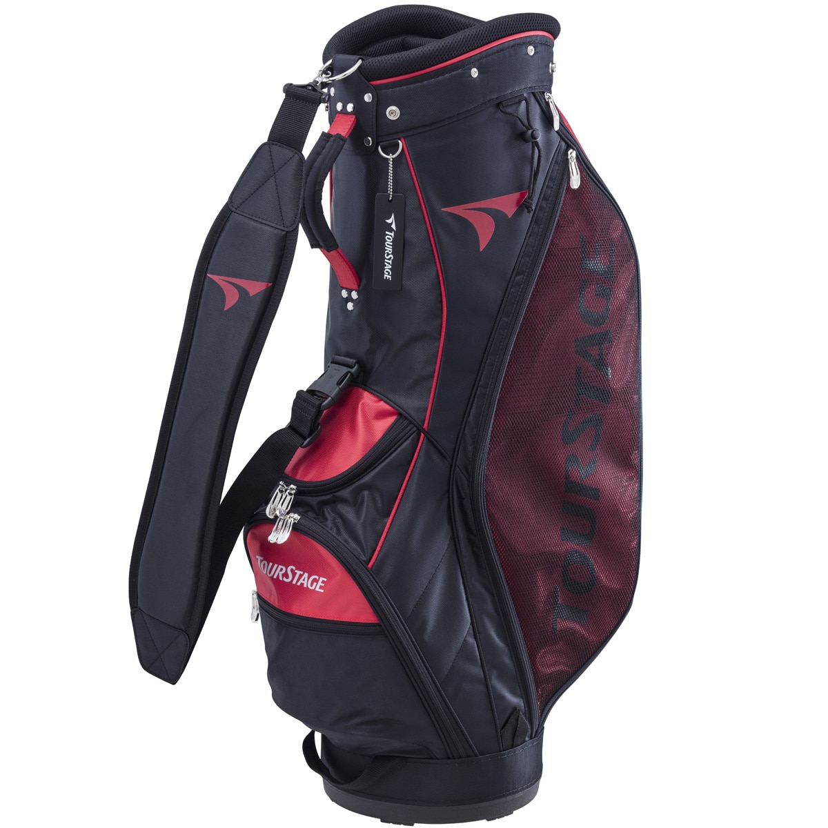 最終値下げBRIDGESTONE TOURSTAGE キャディバッグ 黒/銀 （楽天
