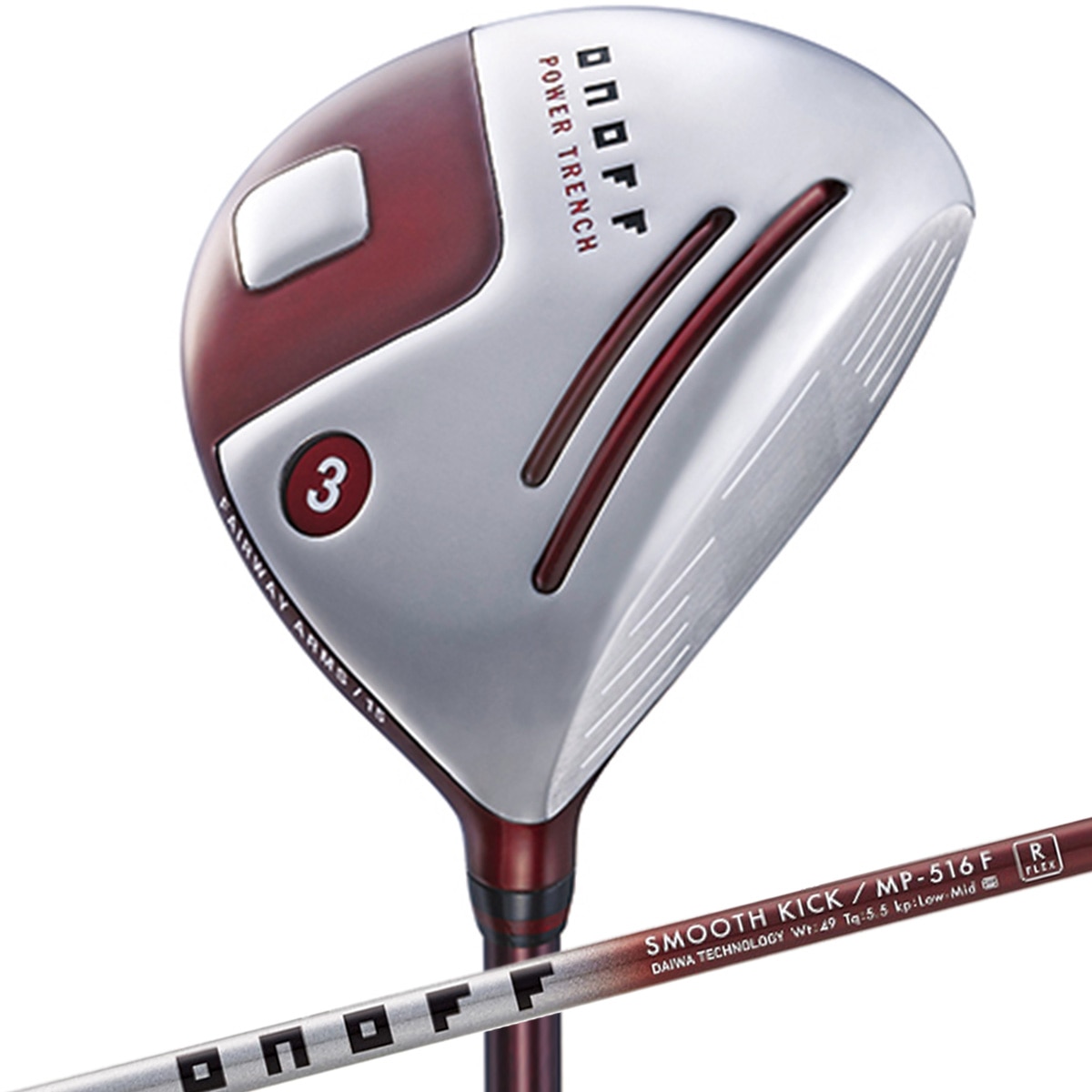 フェアウェイアームズ 赤 フェアウェイウッド SMOOTH KICK MP-516F