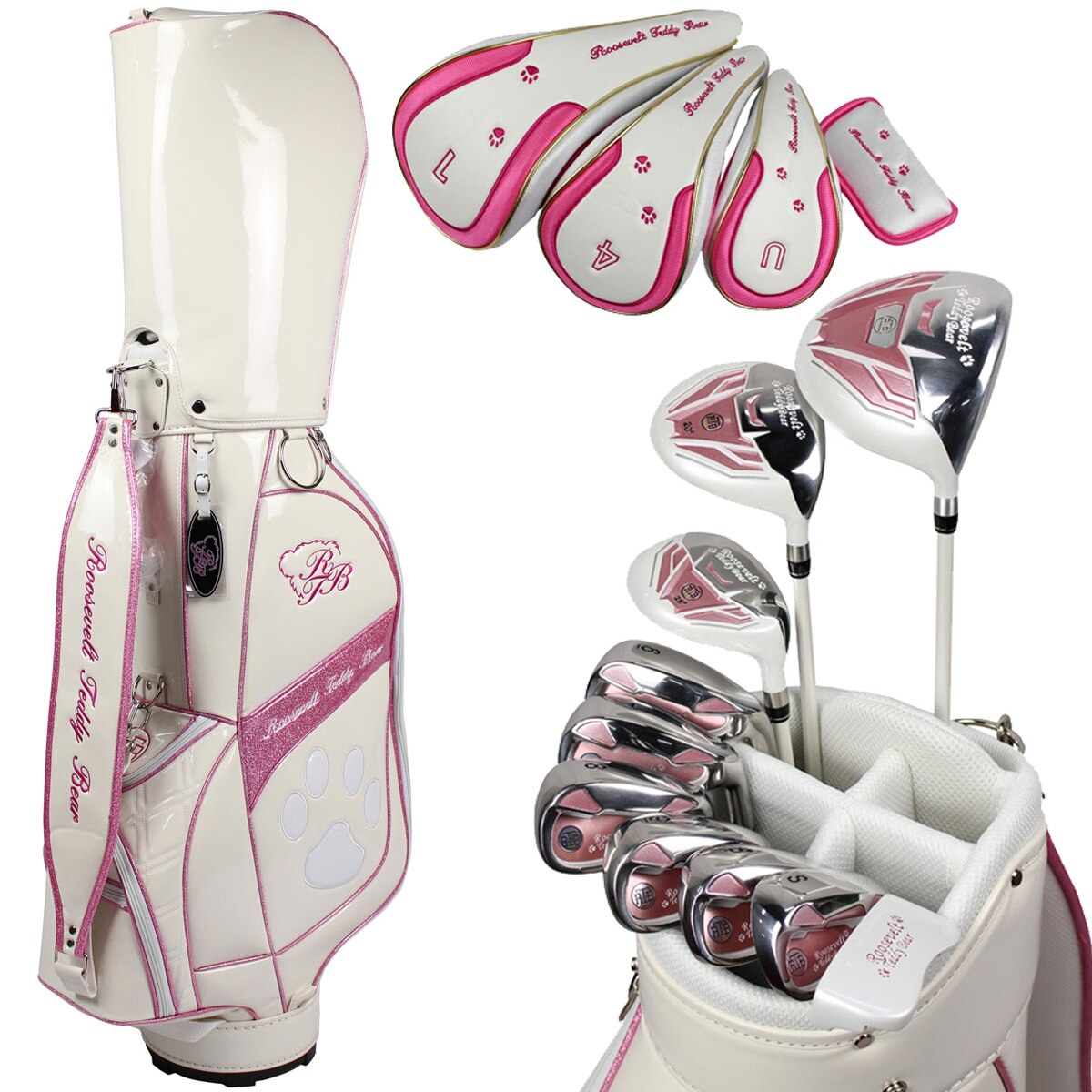 キャディバッグ付きクラブセット(10本セット) レディス(クラブ