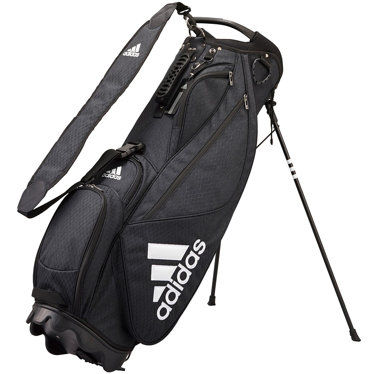 【送料込み】アディダス　ゴルフ　キャディバッグ　スタンド式　スタンドタイプ adidas（アディダス） ゴルフ DG711 軽量 スリーバー スタンドバッグ