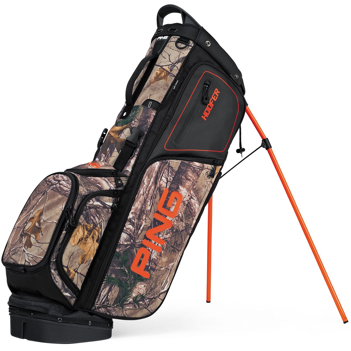 【限定カラー】PING HOOFER スタンド キャディバッグ　リアルツリーカモ 限定カラー】PING HOOFER スタンド キャディバッグ リアルツリーカモ