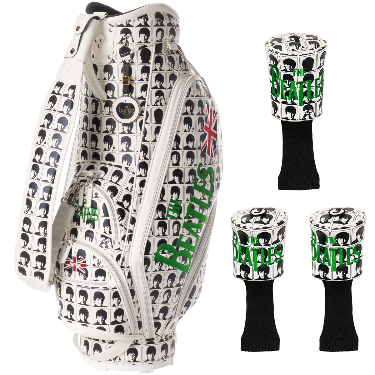 口コミ・評価｜THE BEATLES FACE キャディバッグ×ヘッドカバー4点