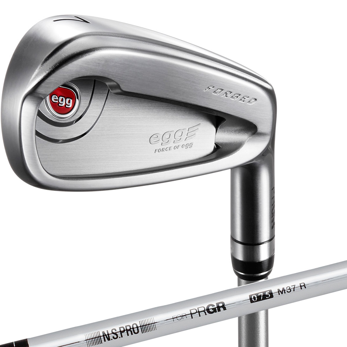 【男性用】PRGR egg PF 2017年モデル アイアンセット ９本 egg(エッグ)アイアンPC【2017年】(赤エッグ) / オリジナルカーボン