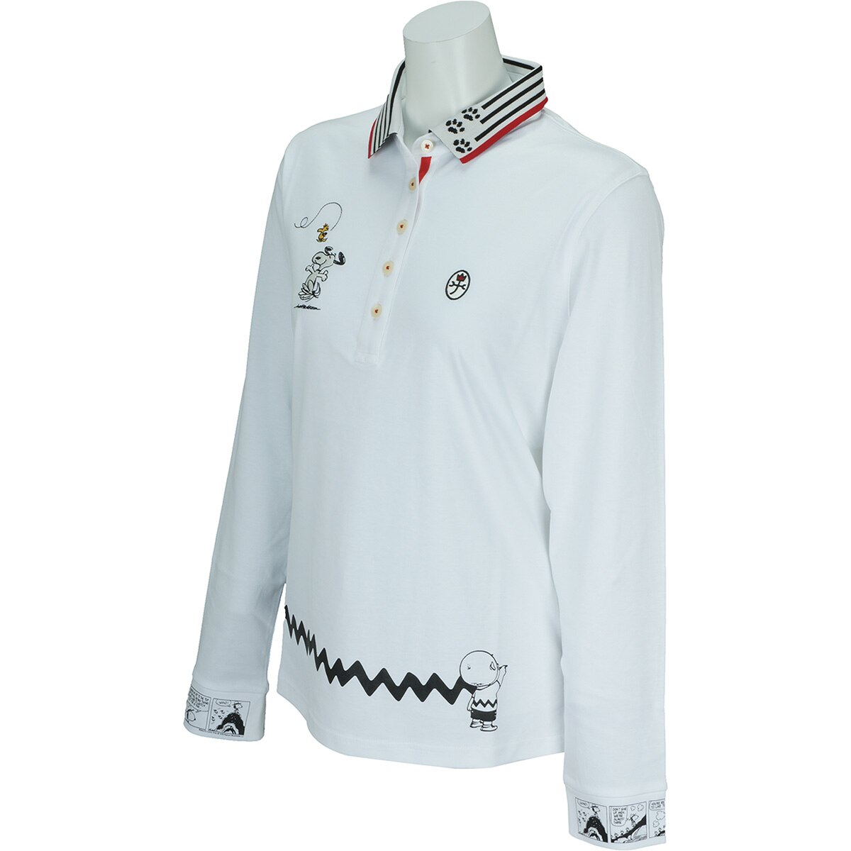 口コミ・評価｜スヌーピー柄長袖ポロシャツ（長袖シャツ・ポロシャツ