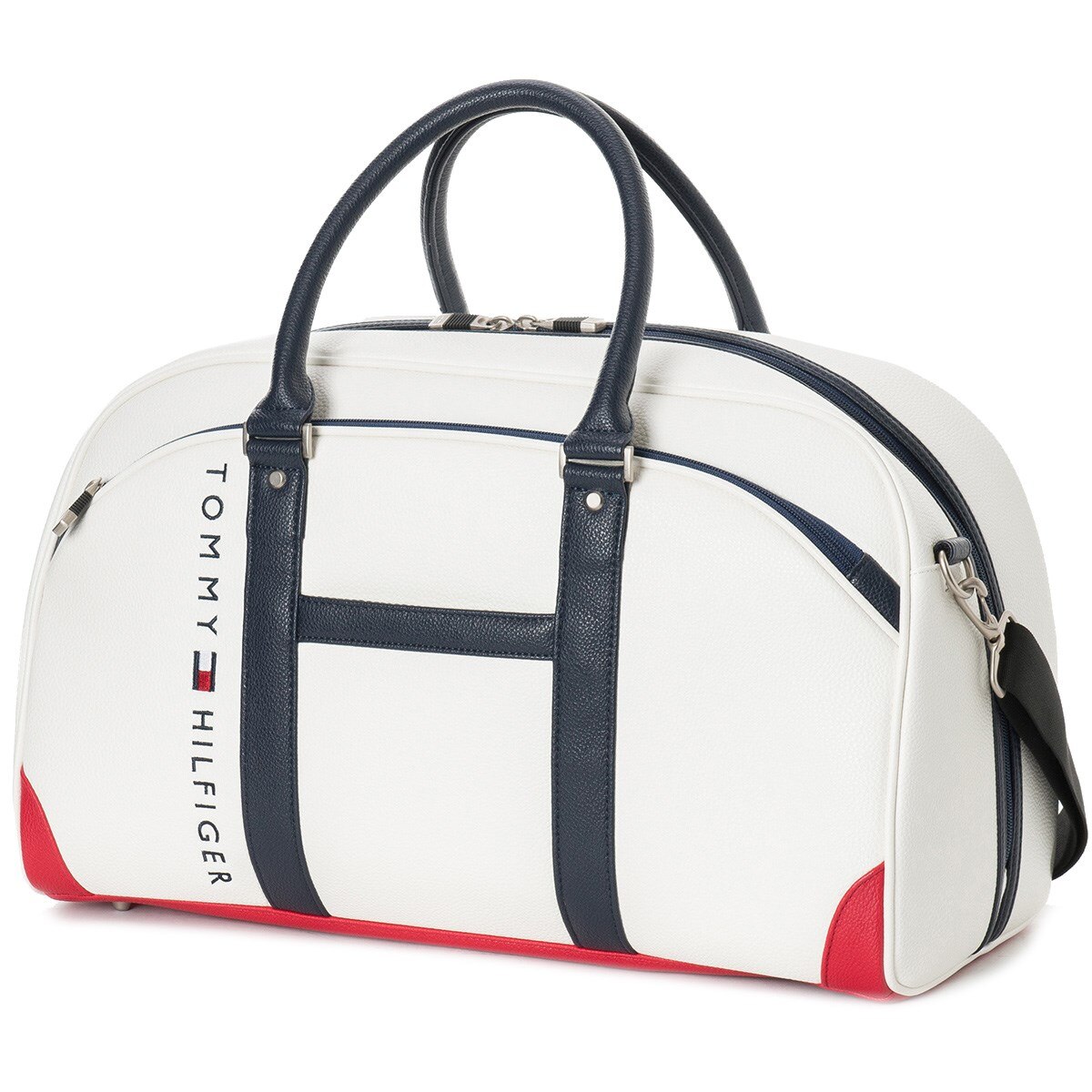 HILFIGER トミーヒルフィガー ボストンバック レッド - バッグ