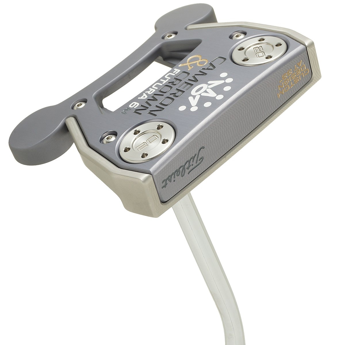 珍パター ゴルフ パター 面白パター 金属製 グリップ付き 両面打ち