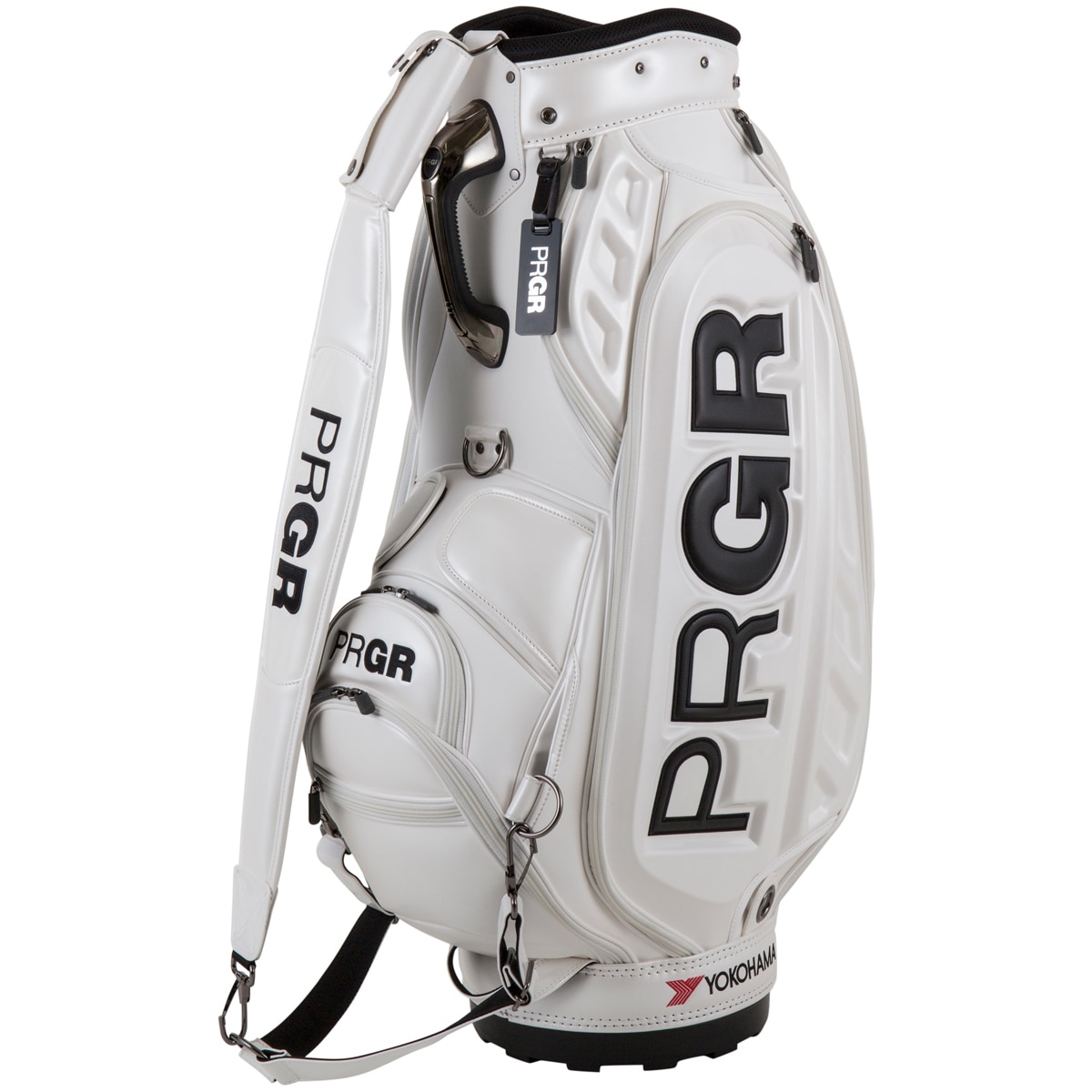 5.プロギア 3点式 高級キャディーバッグ ゴルフクラブケース 保冷