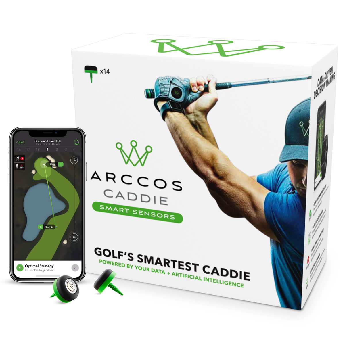 口コミ・評価｜Arccos Caddie Smart Sensors（スイング分析機器