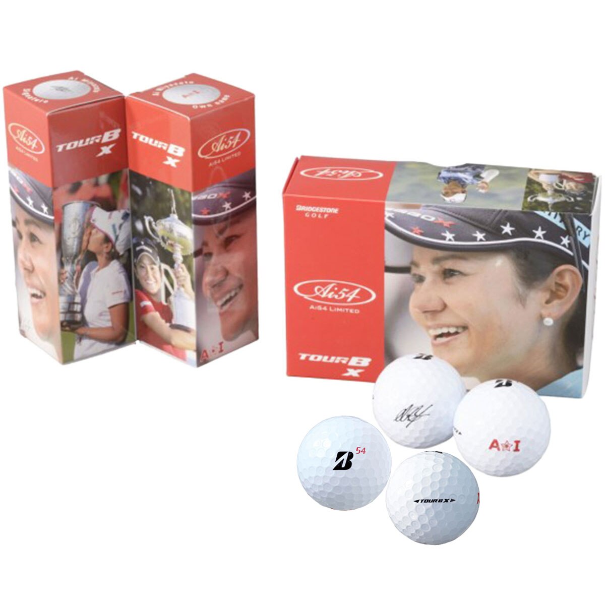 新品ブリヂストン Ai54 TOUR B X ゴルフボール 2ダース
