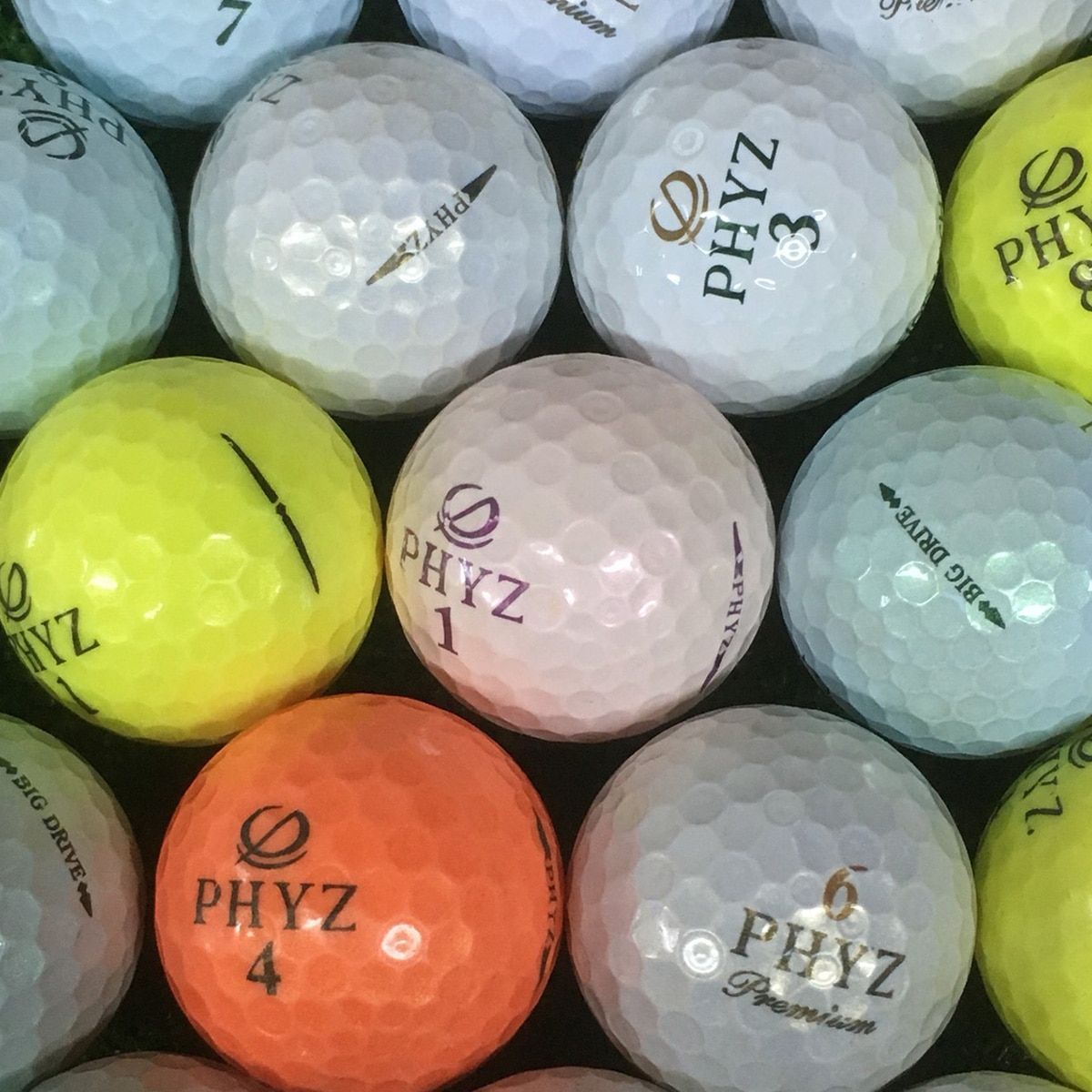 98・★特典有★ ブリヂストン PHYZ シリーズ混合 200球 B BRIDGESTONE PHYZ各種混合 ボール 30個セット(ボール（ロスト