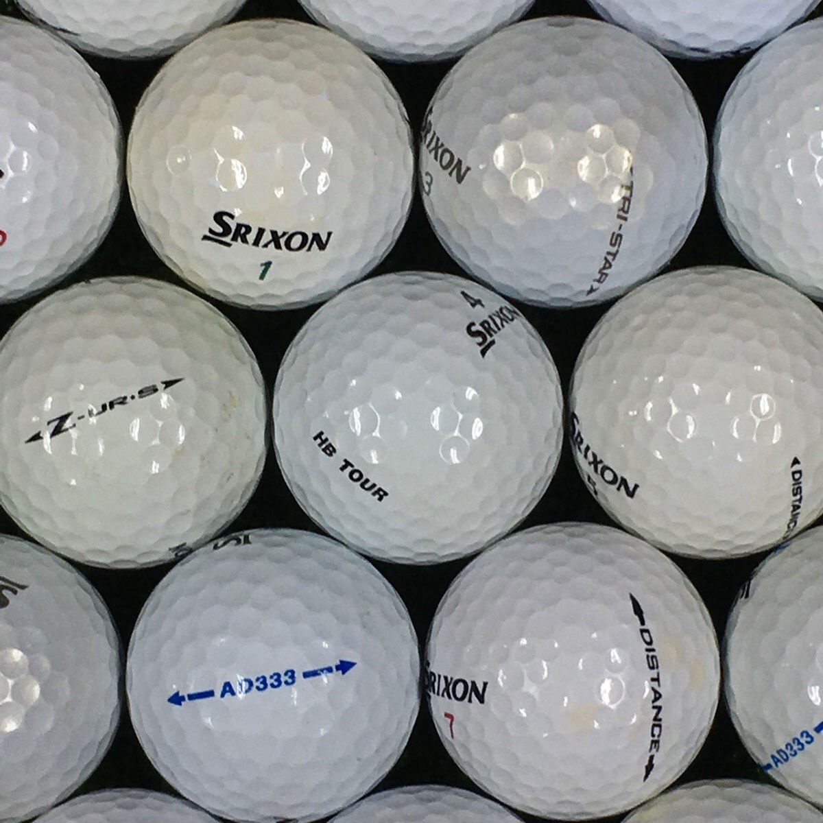 SRIXON 銘柄混合 練習用ボール 500個セット(ボール（ロスト）)|Lost Ball(ロストボール) の通販 - GDOゴルフ ショップ(0000553459)