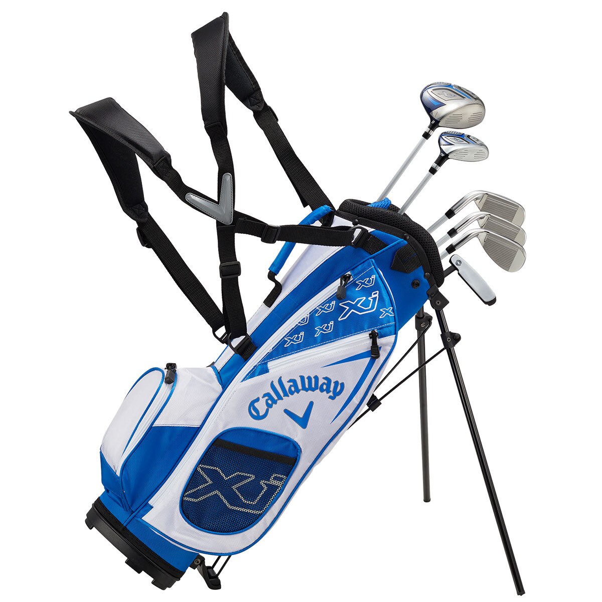 デサントとキャロウェイの2点セットになります。 XJ-2 クラブセット(6本セット)115-135cmサイズ(クラブセット（単品