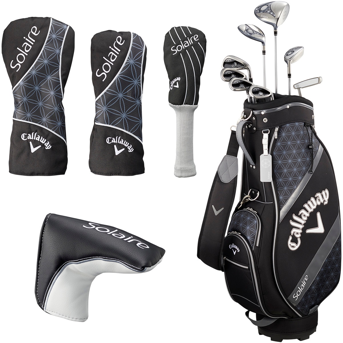 【ボール1ダース付き】Callaway solaire レディース ゴルフセット〜7I9IPWSW〜