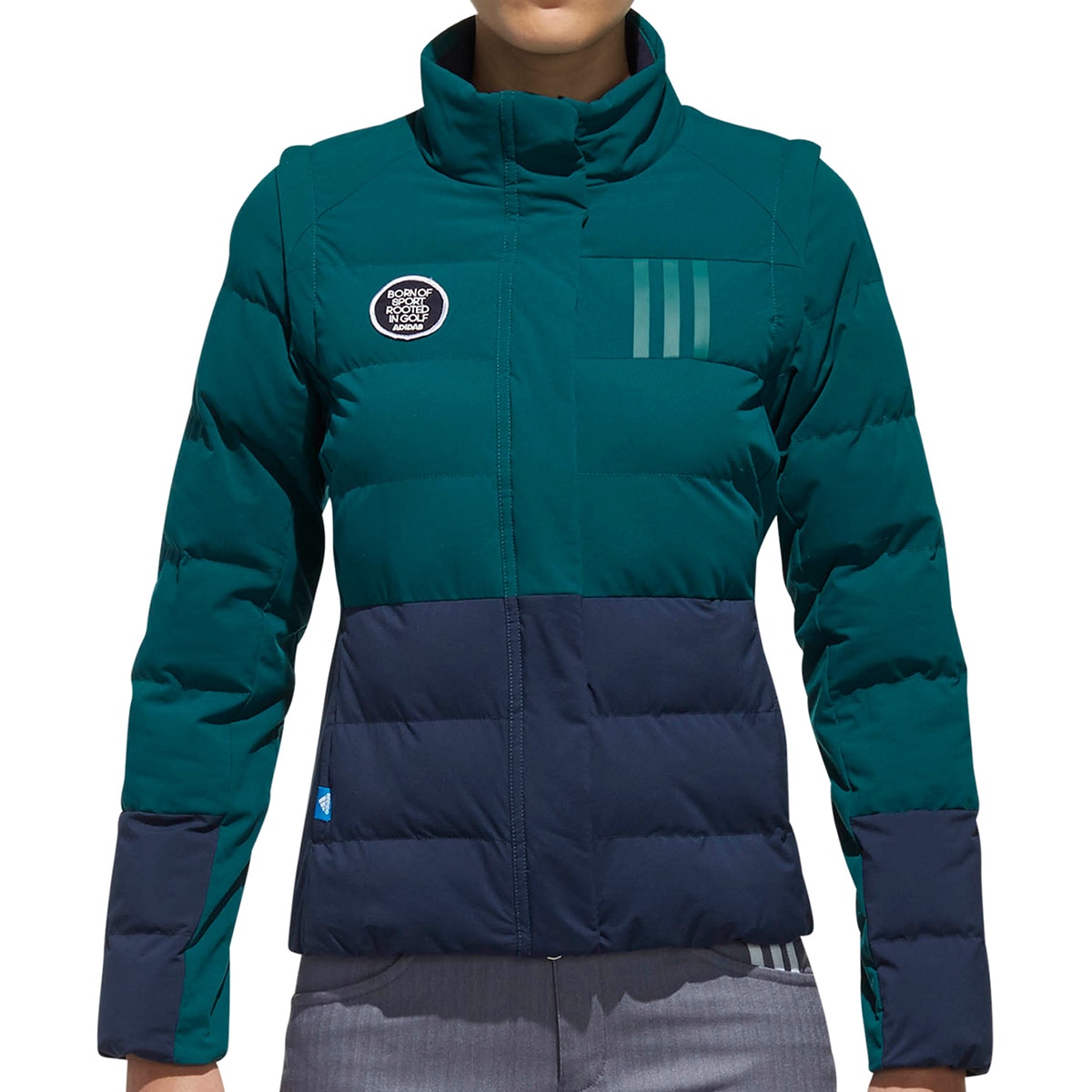 美品 アディダス adidas レディース adicross ゴルフ アウター ベスト カラーブロック フィールサーモ ストレッチ ジャケット CCT30 楽天市場】アディダス adidas レディース adicross カラー