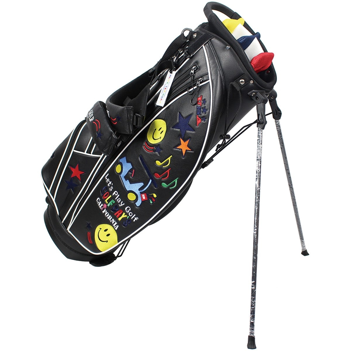 ラウンドバッグ ゴルフ 黒 軽量 レディース メンズ バッグ 収納 ゴルフ用品 - 4