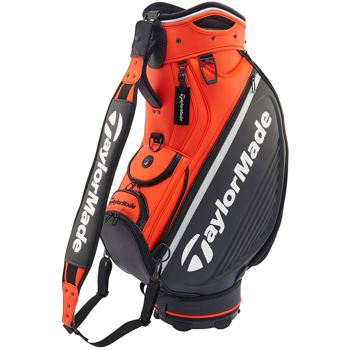 TAYLORMADE レディース ゴルフバッグ ホワイト/オレンジ【訳あり】 TAYLORMADE レディース ゴルフバッグ ホワイト/オレンジ【訳あり】の