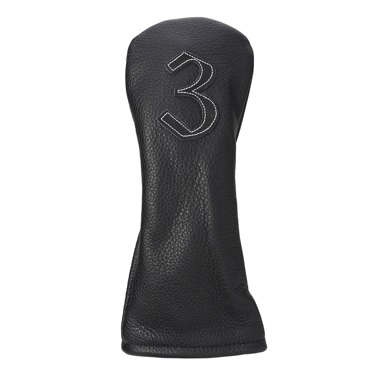 【とみ 】VESSEL ベゼル ヘッドカバー 黒  本革 ５枚セット VESSEL Genuine Leather Head Cover ベゼル 天然皮革 ブレード用
