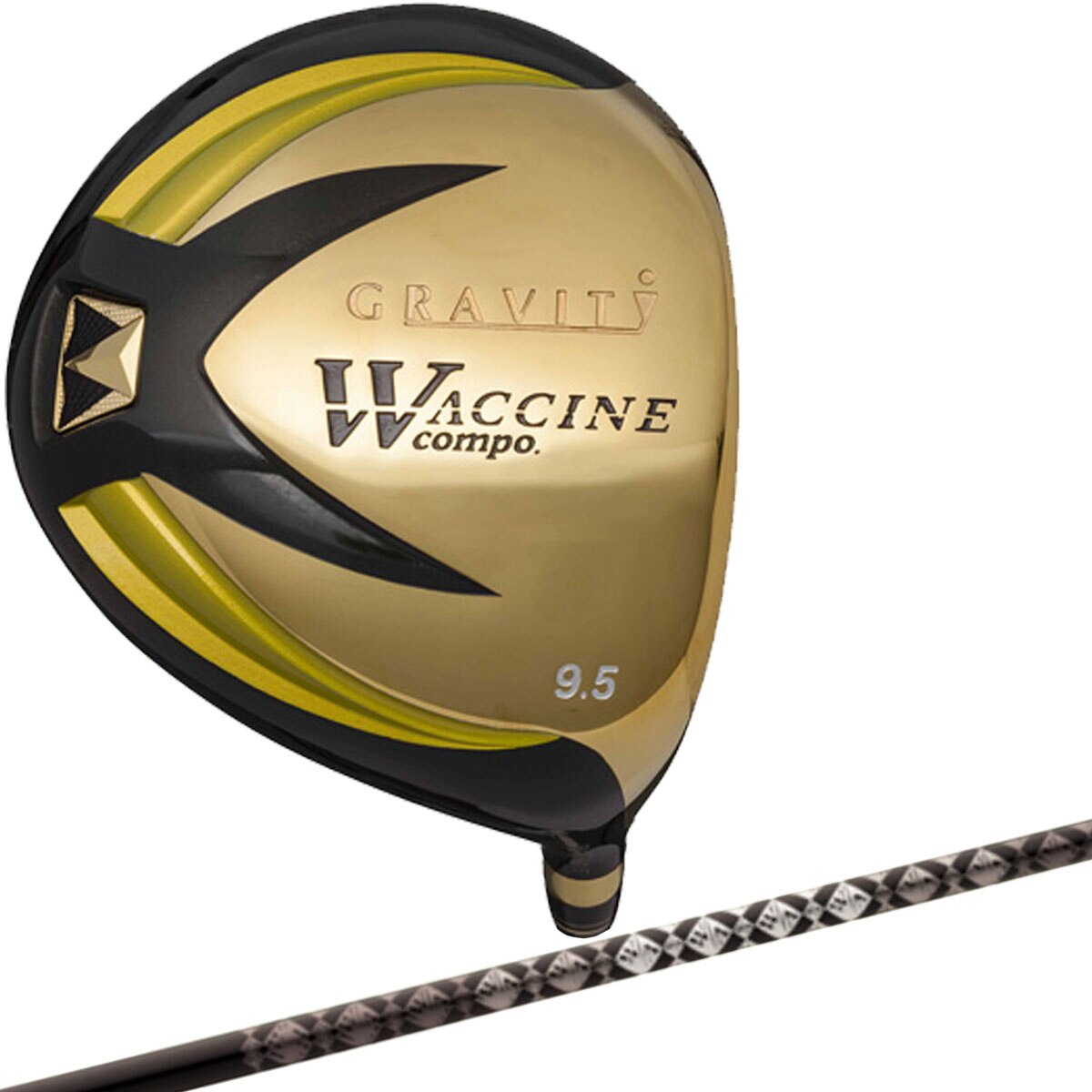 ※訳あり ワクチンコンポドライバー 430cc 5x ヘッド部一部凹みあり ワクチンコンポオリジナル ドライバー GR230 DR レディス(ドライバー