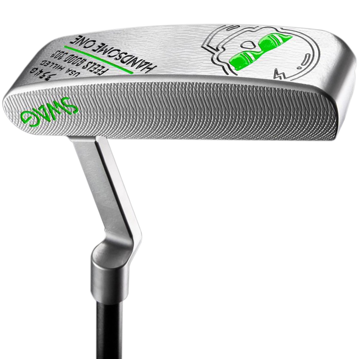 ハンサムONE ライム グリーン パター(パター（単品）)|SWAG GOLF