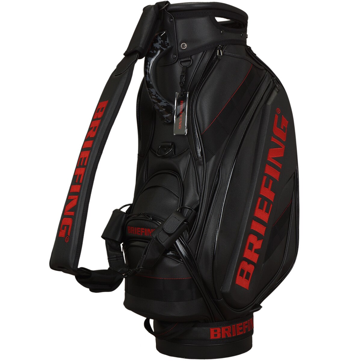 【完売品,未使用級】ブリーフィング キャディバッグ CR-3 シルバーブラック BRIEFING GOLF 最大43% 8/15限定 ブリーフィング ゴルフ プロ