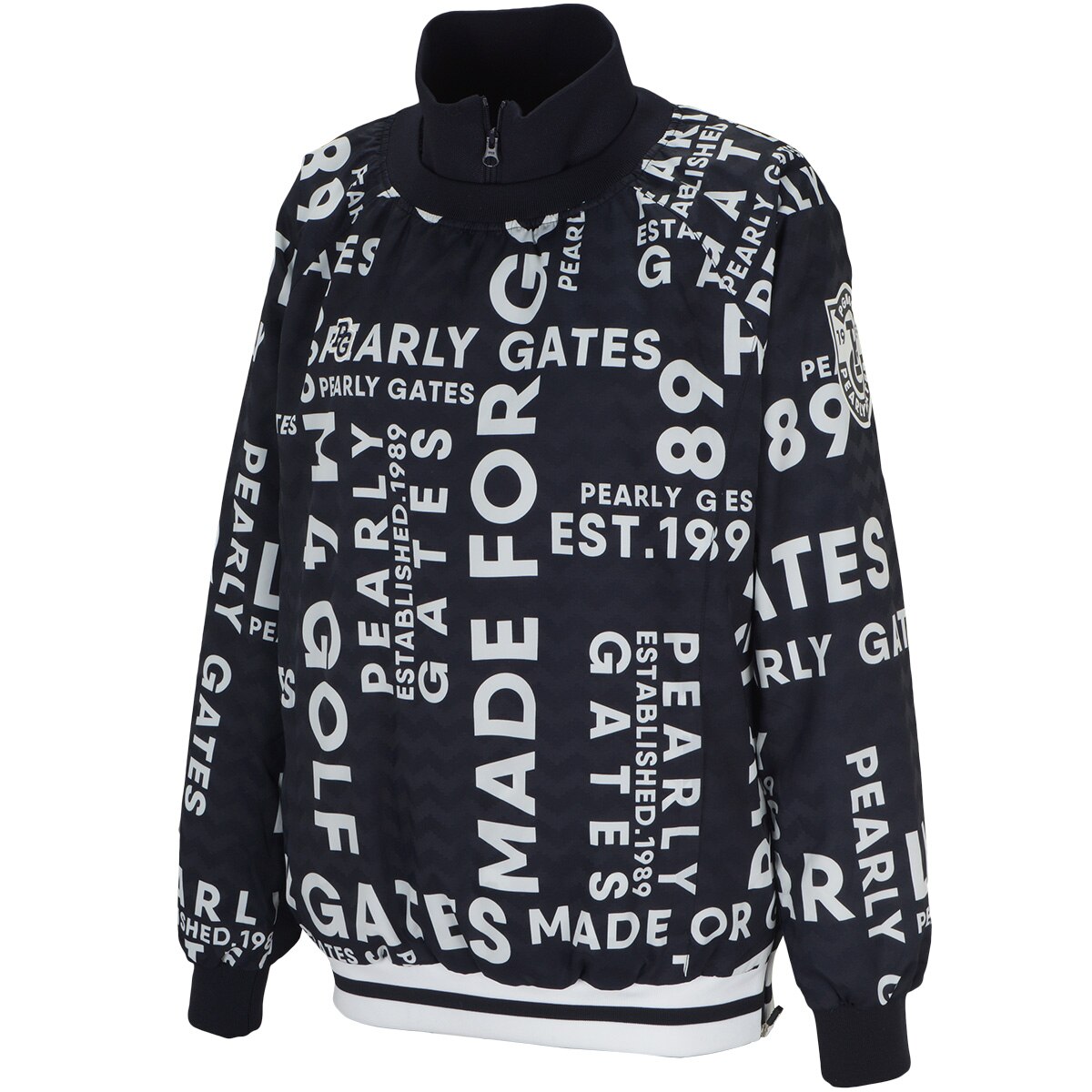 PEARLY GATES - タフタストレッチ × CRAFTEVO インナー付き スニードジャック ＜カモ柄 口コミ・評価｜タフタストレッチ×CRAFTEVO カモ ロゴ柄プリント